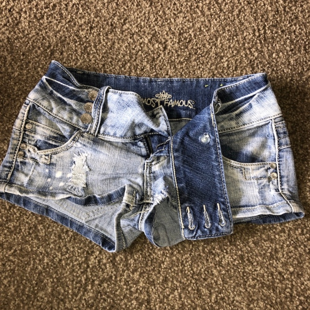 almost famous jean shorts